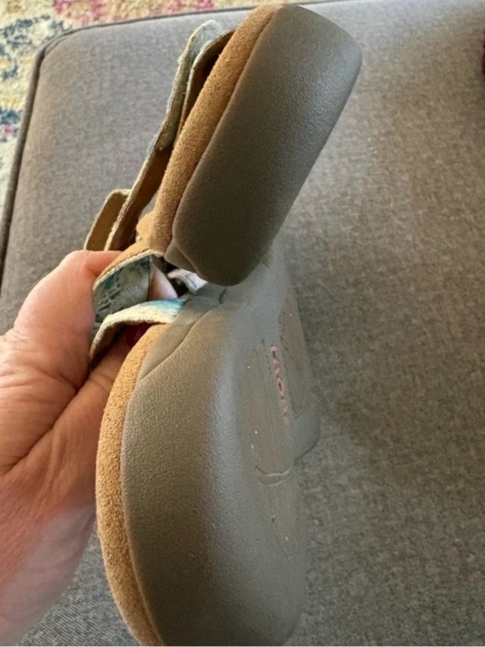 Taos Footwear slip-on Women's white & blue Sandals